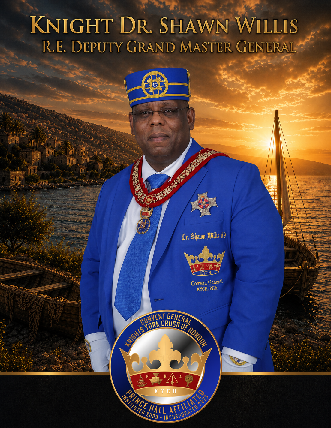 R.E. Deputy Grand Master General Dr. Shawn Willis