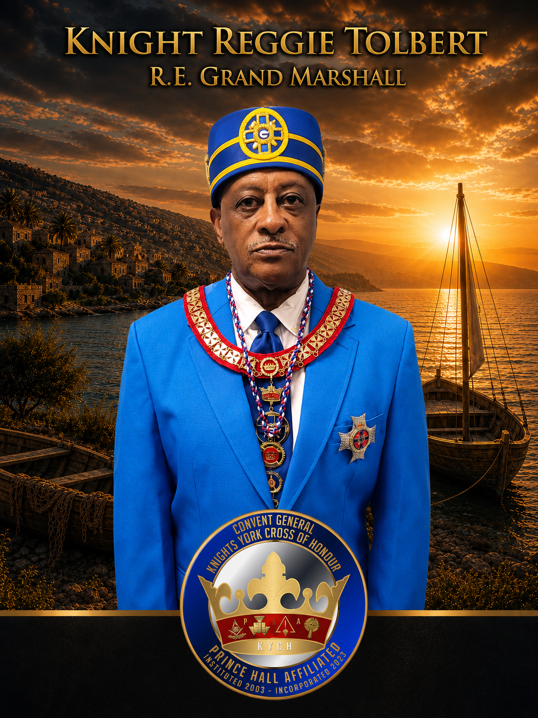R.E. Grand Marshall Reggie Tolbert