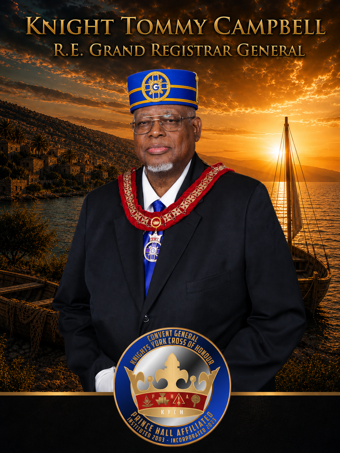 R.E. Grand Registrar General Tommy Campbell