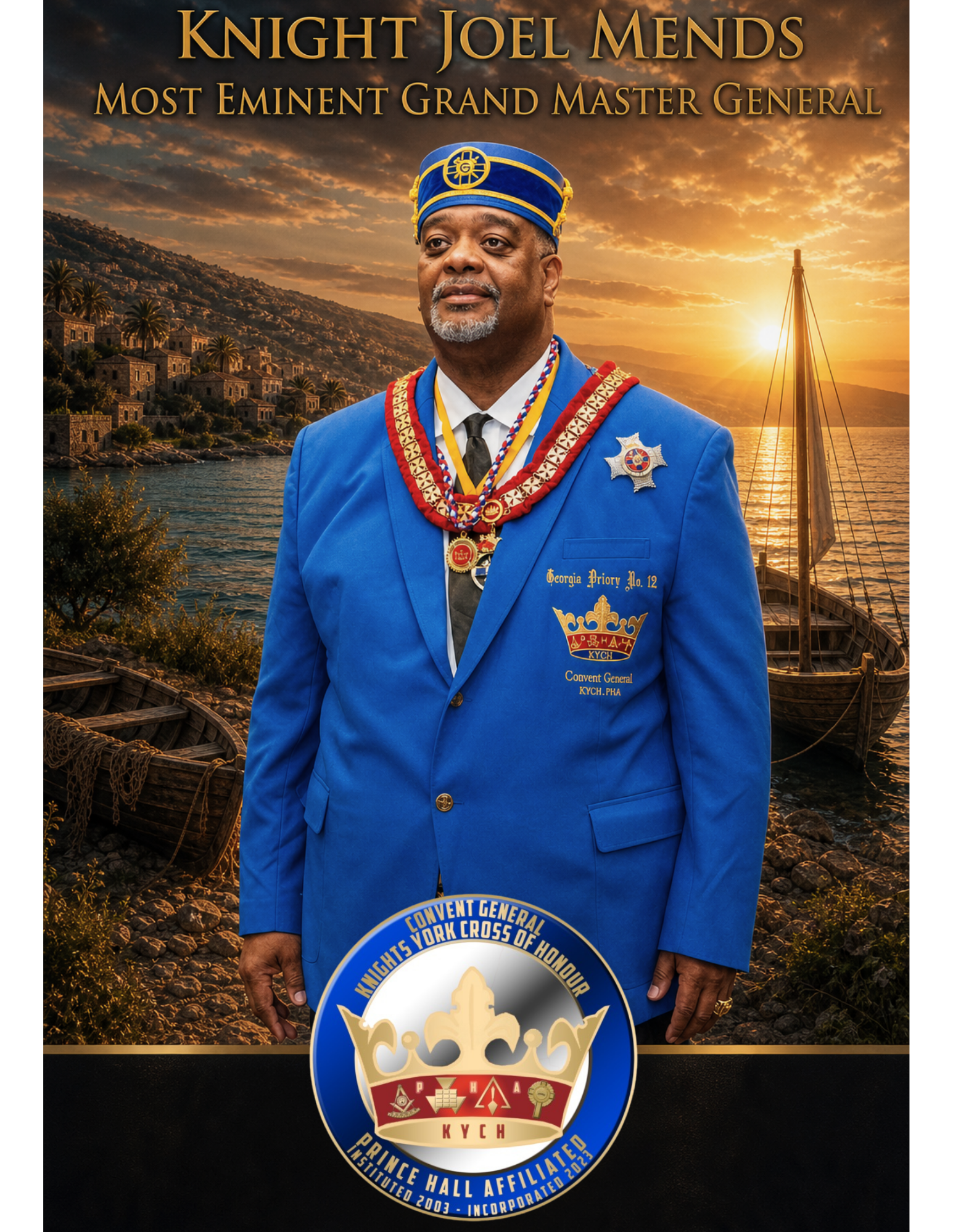 Most Excellent Grand Master General Joel Mends